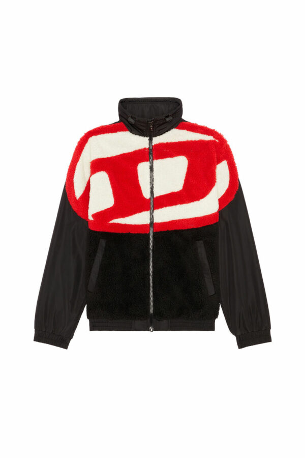 Veste de survêtement Diesel en nylon et tissu teddy S-Ovady – Image 2