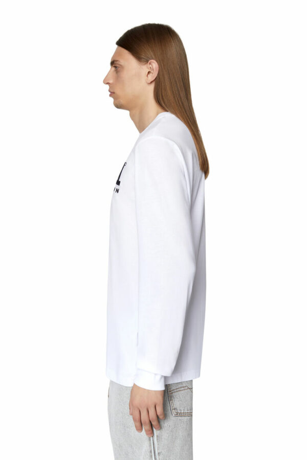 T-shirt manches longues Diesel T-Just-Ls-Div blanc – Image 7